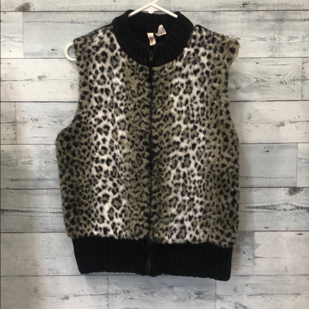 Jaguar Print Girls Vest